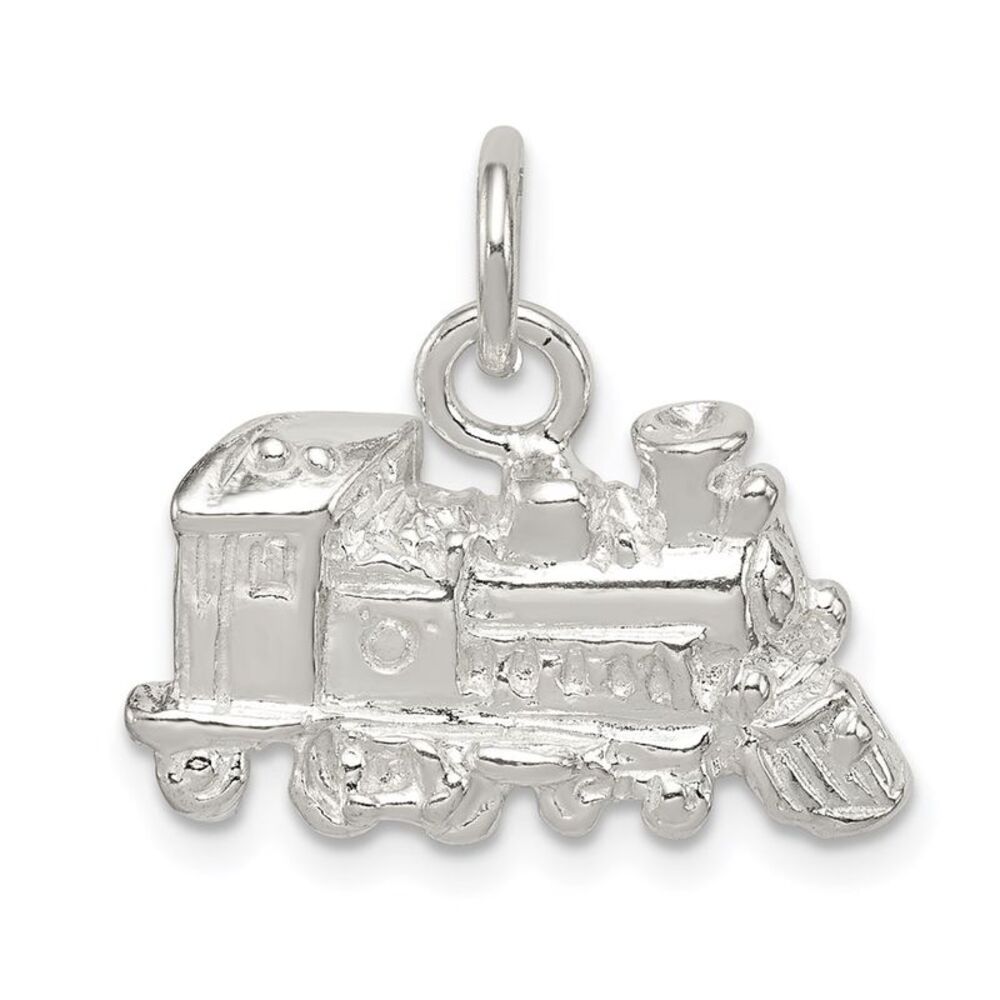 Kazi Luxury Sterling Silver Train Engine Charm - image 1